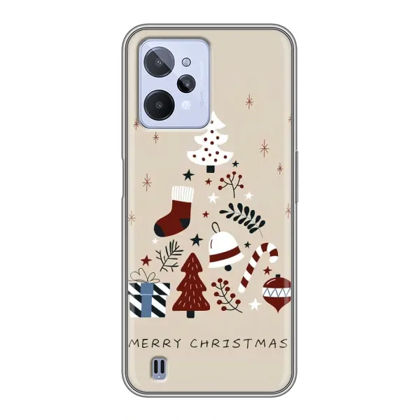 Чехол с принтом «Merry Christmas» для Realme C31