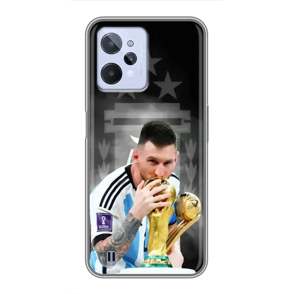 Чехол с принтом «Месси Чемпион» для Realme C31