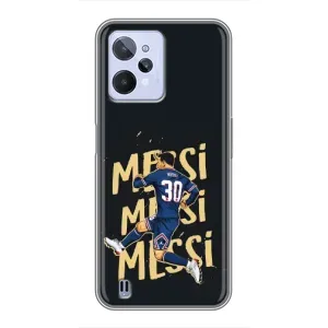 Чехлы для Realme C31 (Leo чемпион) (AlphaPrint) (Messi ПСЖ)