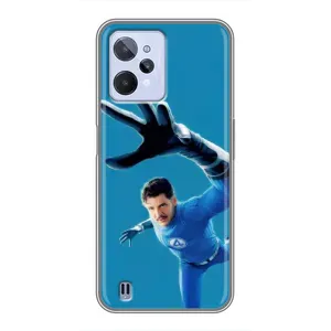 Чохол з принтом Фантастична четвірка для Realme C31 (Містер Фантастік супергерой)
