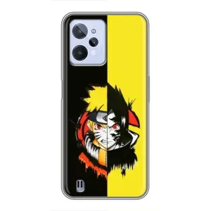 Naruto Anime Чехлы для Реалми С31 (AlphaPrint) (Наруто-Итачи)