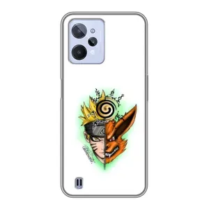 Naruto Anime Чехлы для Реалми С31 (AlphaPrint) (Наруто Курама)