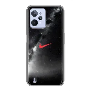 Чохол для Realme C31 - з принтом Найк (AlphaPrint) (Найк червоний)