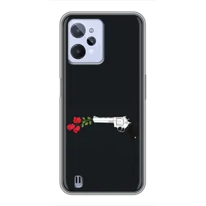 Чехлы (ART) Цветы на Realme C31 (VPrint) (Неочікувані квіти)