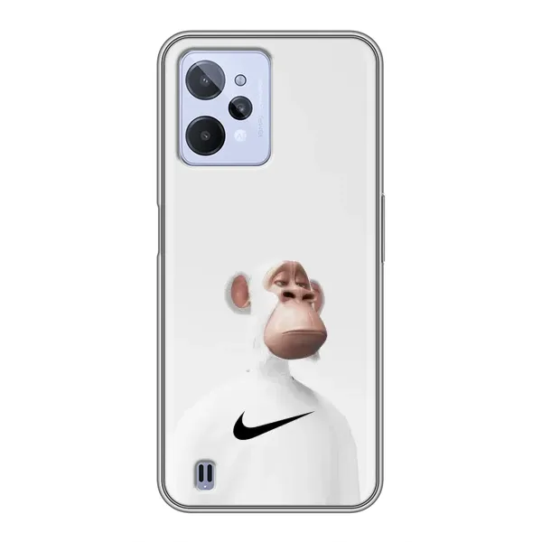 Чехол с принтом «обезьяна NFT Nike» для Realme C31