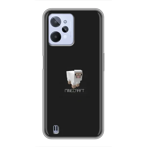 Чехол с принтом «Овечка Майнкрафт» для Realme C31