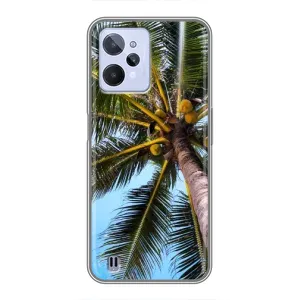 Силиконовый чехол с КАРТИНКАМИ лето для Realme C31 (AlphaPrint) (Пальма)