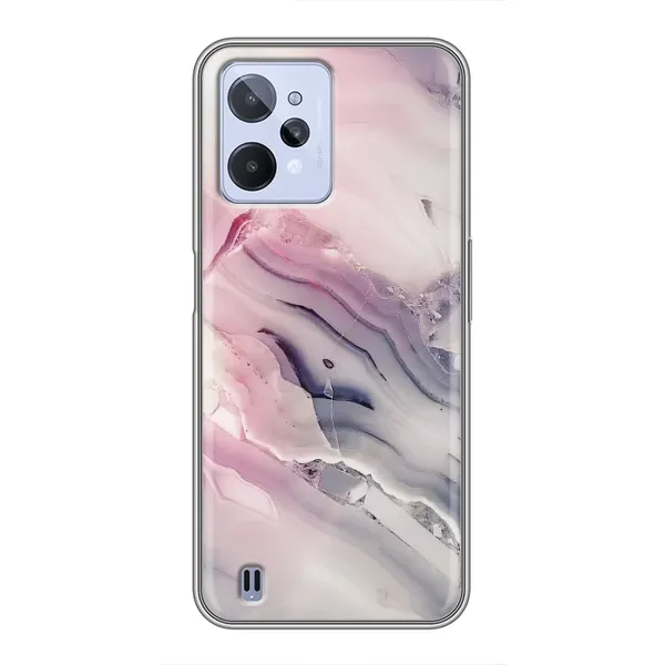 Чехол с принтом «Пурпурный Мрамор» для Realme C31 Чехол с принтом «Пурпурный Мрамор» для Realme C31