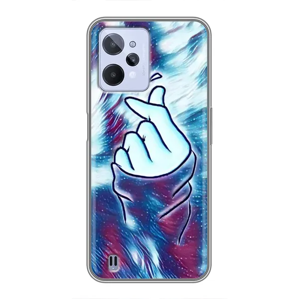 Чехол с принтом «Радужное сердце» для Realme C31