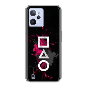 Чохол Гра в кальмара для Realme C31 (Символи Гра кальмара)