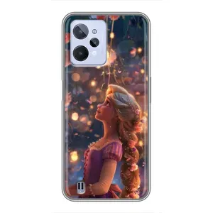 Чохол Рапунцель для Realme C31 (Рапунцель ліхтарики)