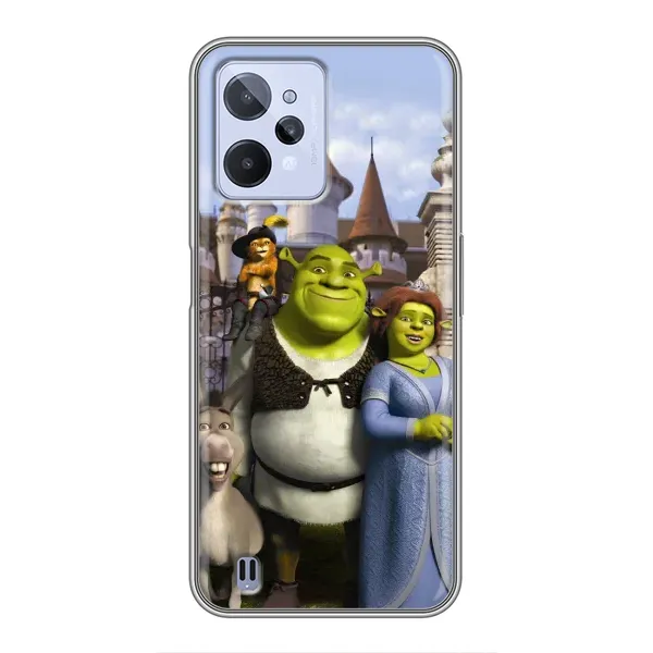 Чехол с принтом «Сказочные герои Шрека» для Realme C31
