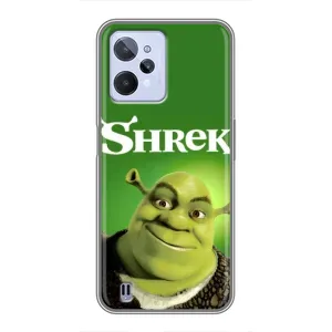 Чохол з мультфільмом Шрек на Realme C31 (Усміхнений Шрек)