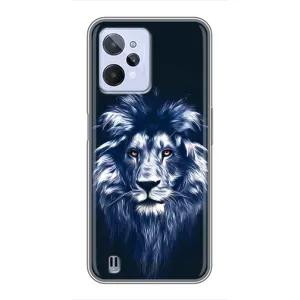 Чехол со Львом для Realme C31 (VPrint) (Синий Лев)