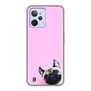 Чехлы с собаками для Realme C31 (VPrint) (Смешная собака)