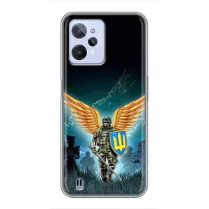 Чехлы с картинкой ЗСУ для Realme C31 (AlphaPrint) (Солдат ЗСУ)