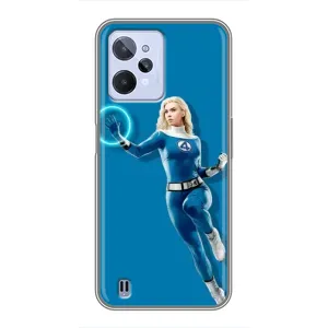 Чохол з принтом Фантастична четвірка для Realme C31 (Сью Сторм політ)