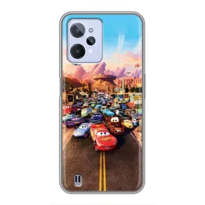 Силіконовий чохол Маквін для Realme C31 (Тачки на трасі)