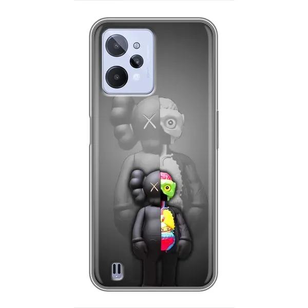 Чехол с принтом «Тело Bearbrick» для Realme C31