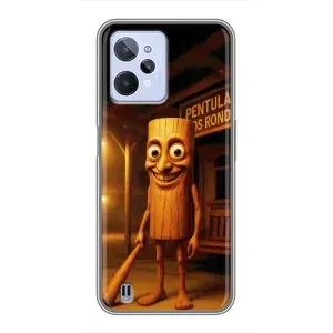 Чехол с мемом Тралалело тралала на Realme C31 (Тунг тунг сахур)