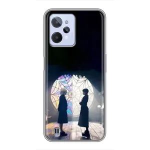 Чохли Венсдей на Realme C31 Уенсдей (AlphaPrint) (Венздей та Інід)
