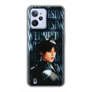 Чохли Венсдей на Realme C31 Уенсдей (AlphaPrint) (Венздей кішка)