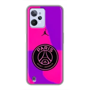 Чохли PSG для Realme C31 (AlphaPrint) (яскравий ПСЖ)