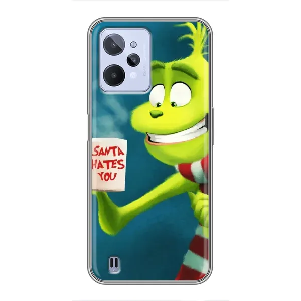 Чехол с принтом «Зеленый Гринч» для Realme C31