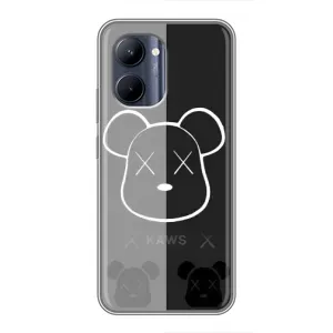 Чехлы для Realme C33 - Bearbrick Louis Vuitton (PREMIUMPrint) (БеарБрик глаза)