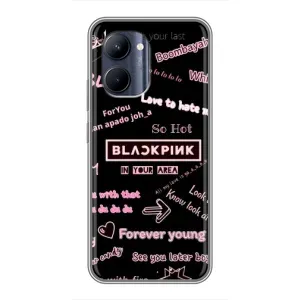 Чехол с музыкальной группой для Realme C33 (BLACKPINK)