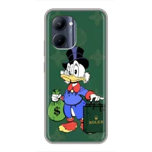 Чехли для Realme C33 - Скрудж МакДак Louis Vuitton (PREMIUMPrint) (Богата Утка)