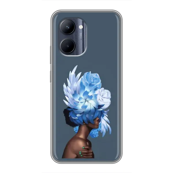 Чехол с принтом «Цветы на голове» для Realme C33 Чехол с принтом «Цветы на голове» для Realme C33