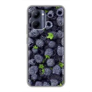 Чехлы с Фруктами для Realme C33 (VPrint) (Ежевика)