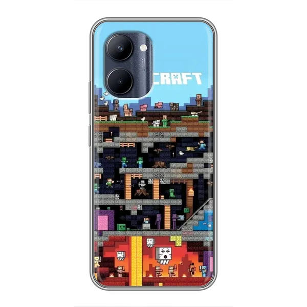 Чохол з принтом «фон Minecraft» для Realme C33