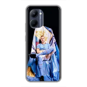 Чохли з футболістом Ерлінг Холанд для Realme C33 (AlphaPrint) (футболіст Холанн)
