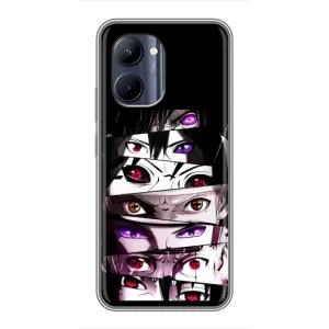 Чехлы Персонажи Аниме Наруто для Realme C33 (AlphaPrint) (Глаза Anime)