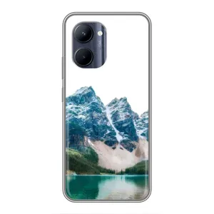 Силіконовий чохол з КАРТИНКАМИ літо для Realme C33 (AlphaPrint) (Гори)