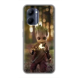 Чохол МАРВЕЛ для РеалМi C33 (AlphaPrint) (I am Groot)