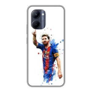 Чехлы Месси для Realme C33 (AlphaPrint) (Лео Месси)