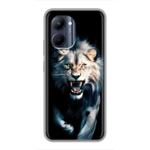 Чохол з принтом «Лев у темряві» для Realme C33