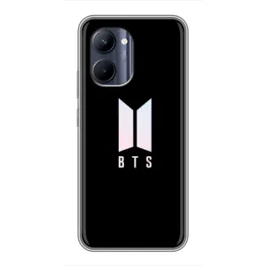 Чехлы BTS для Realme C33 (AlphaPrint) (Лого BTS)