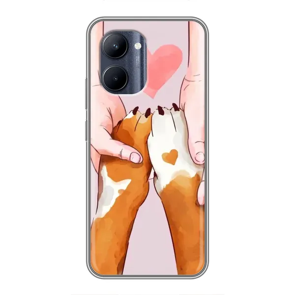 Чехол с принтом «Любовь к собакам» для Realme C33
