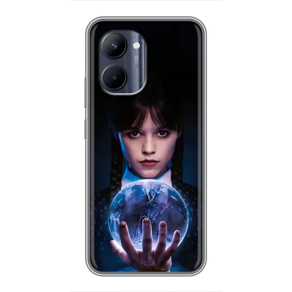 Чехол с принтом «Магическая сфера Уэнздей» для Realme C33