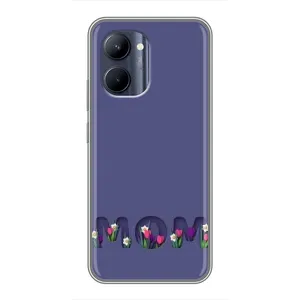 Чехлы для мамы на Realme C33 (Мама в цветах)