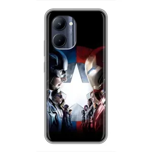 Чохли з героями Марвел Realme C33 (VPrint) (Марвел стайл)