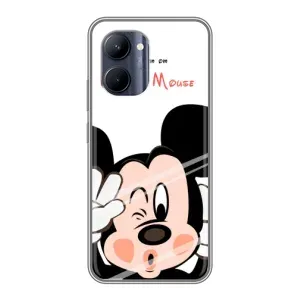 Эксклюзивный чехол для Realme C33 (AlphaPrint - Мультяшные) (Маус Микки)