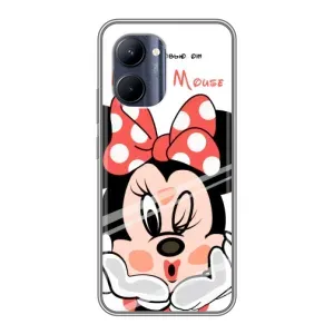 Эксклюзивный чехол для Realme C33 (AlphaPrint - Мультяшные) (Маус Минни)