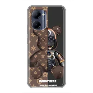 Крутые Чехлы Луи Виттон для Realme C33 (AlphaPrint) (Медведь Луи Витон)