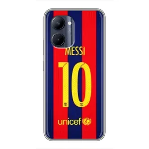 Чехлы Месси для Realme C33 (AlphaPrint) (Messi Barca 10)