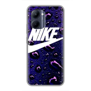 Чехол для Realme C33 - с принтом Найк (AlphaPrint) (Найк принт)